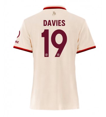 Bayern Munich Alphonso Davies #19 Tredjetröja Dam 2024-25 Kortärmad